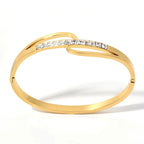 Soline — Brazalete Geométrico de Acero · Imagen del proveedor