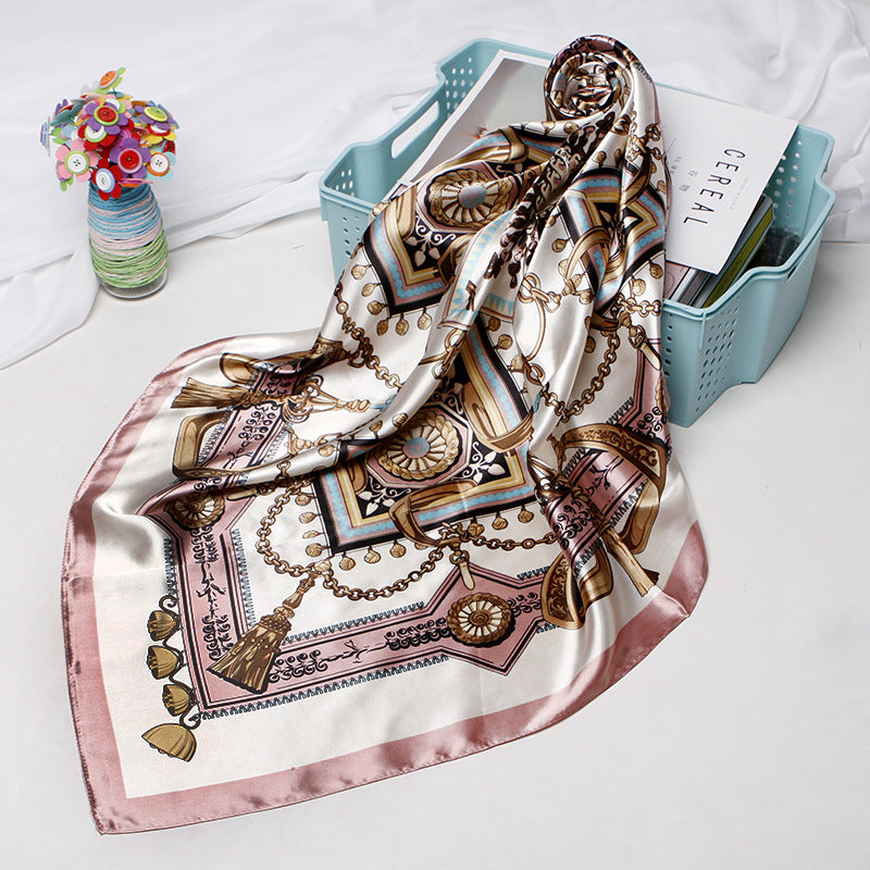 Margot — Pañuelo de Raso Estampado — vista 1, IRANDRE
