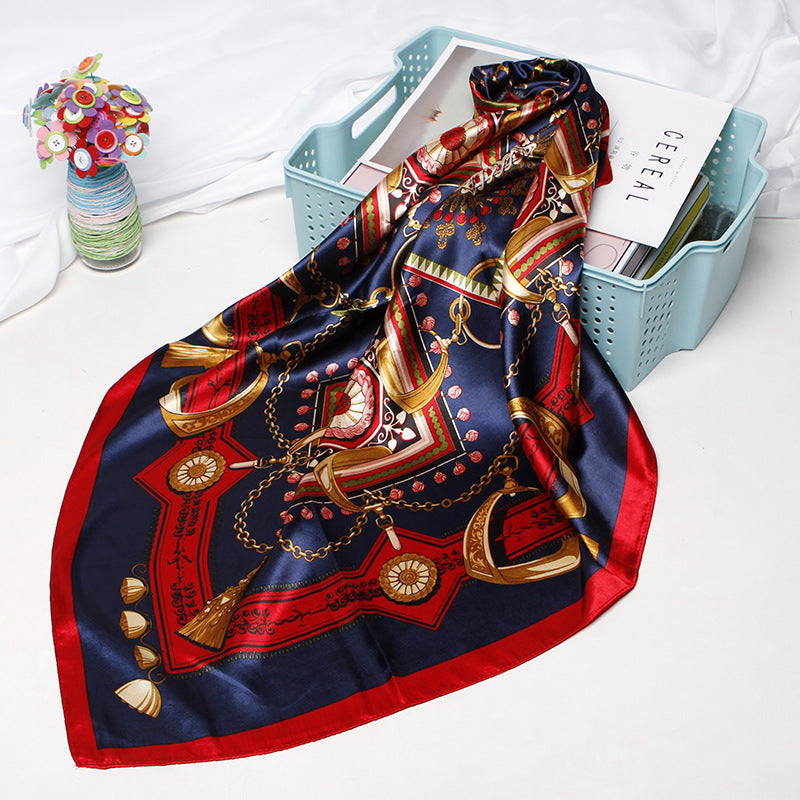Margot — Pañuelo de Raso Estampado — vista 2, IRANDRE