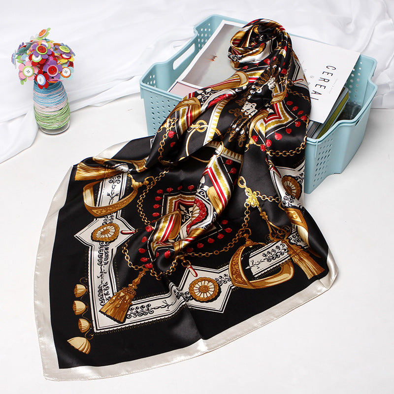 Margot — Pañuelo de Raso Estampado — vista 5, IRANDRE