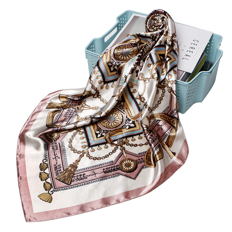 Margot — Pañuelo de Raso Estampado — vista 4, IRANDRE