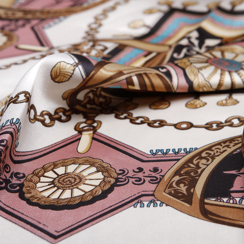 Margot — Pañuelo de Raso Estampado — vista 3, IRANDRE