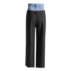 Adèle — Pantalón Sastre Ancho Negro — vista 2, IRANDRE