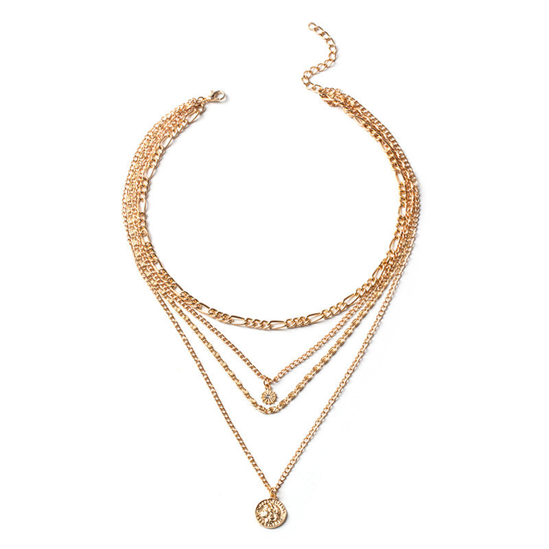 Colette — Collar Dorado Multicapa — vista 3, IRANDRE