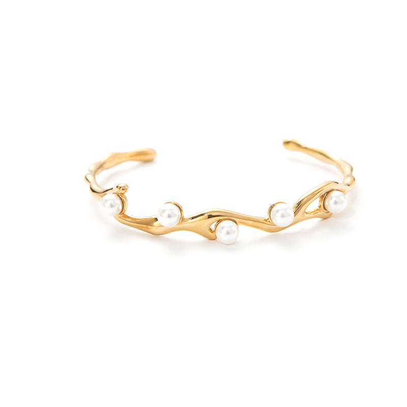 Ophélie — Brazalete Orgánico de Perlas · Imagen del proveedor