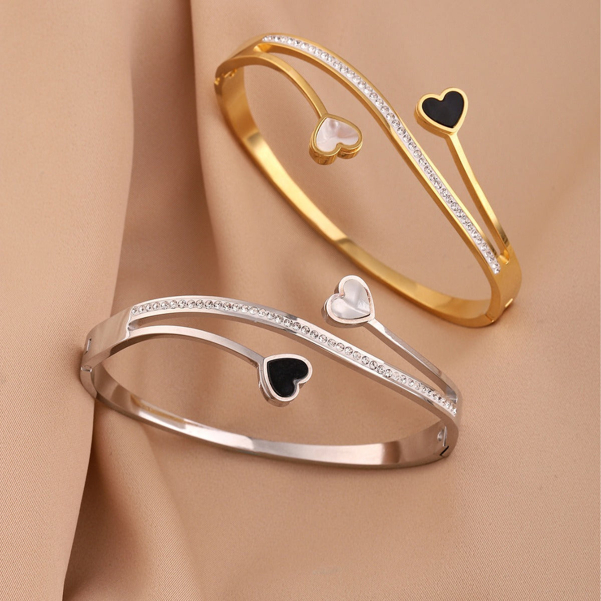Élodie — Brazalete de Acero Dorado · Imagen del proveedor