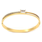 Soline — Brazalete Geométrico de Acero · Imagen del proveedor