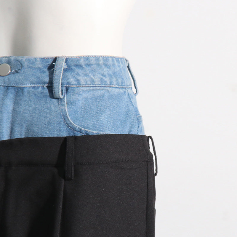 Adèle — Pantalón Sastre Ancho Negro — vista 3, IRANDRE
