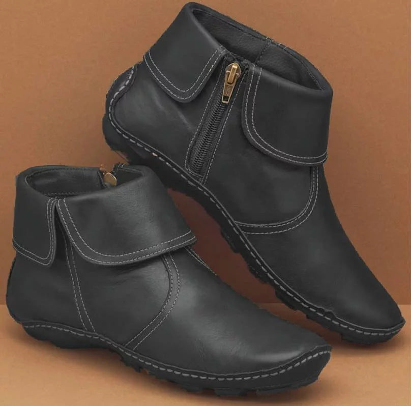 Margaux — Botines de Piel con Cremallera — vista 5, IRANDRE