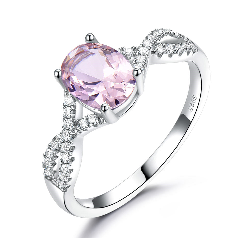 Aurelia — Anillo Morganita Plata de Ley — vista 6, IRANDRE