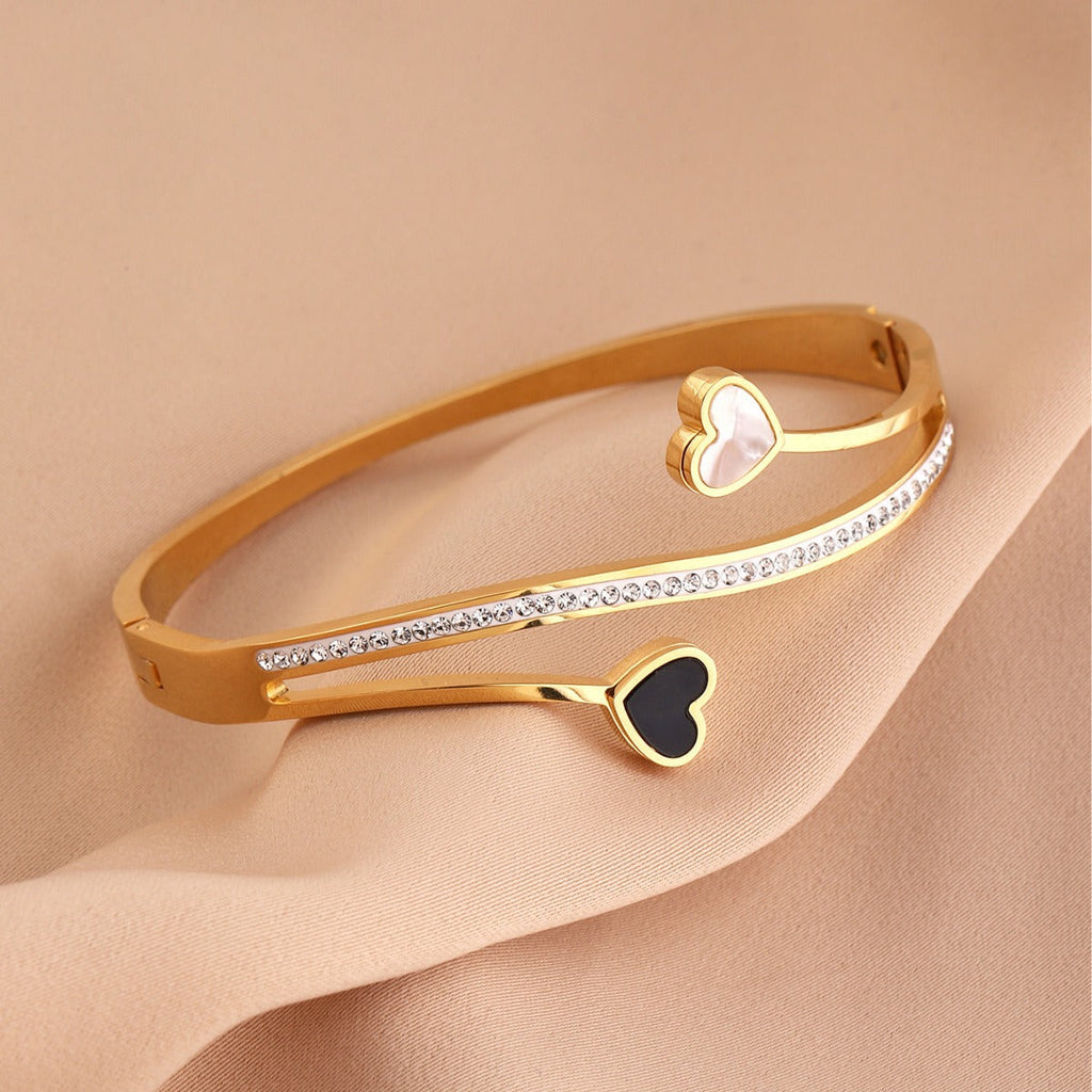 Élodie — Brazalete de Acero Dorado · Imagen del proveedor