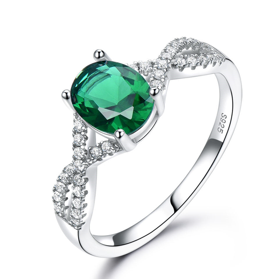 Aurelia — Anillo Morganita Plata de Ley — vista 5, IRANDRE