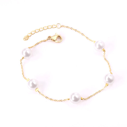 Alix — Pulsera de Perlas Doradas · Imagen del proveedor