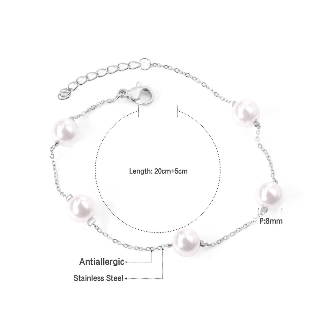Alix — Pulsera de Perlas Doradas · Imagen del proveedor
