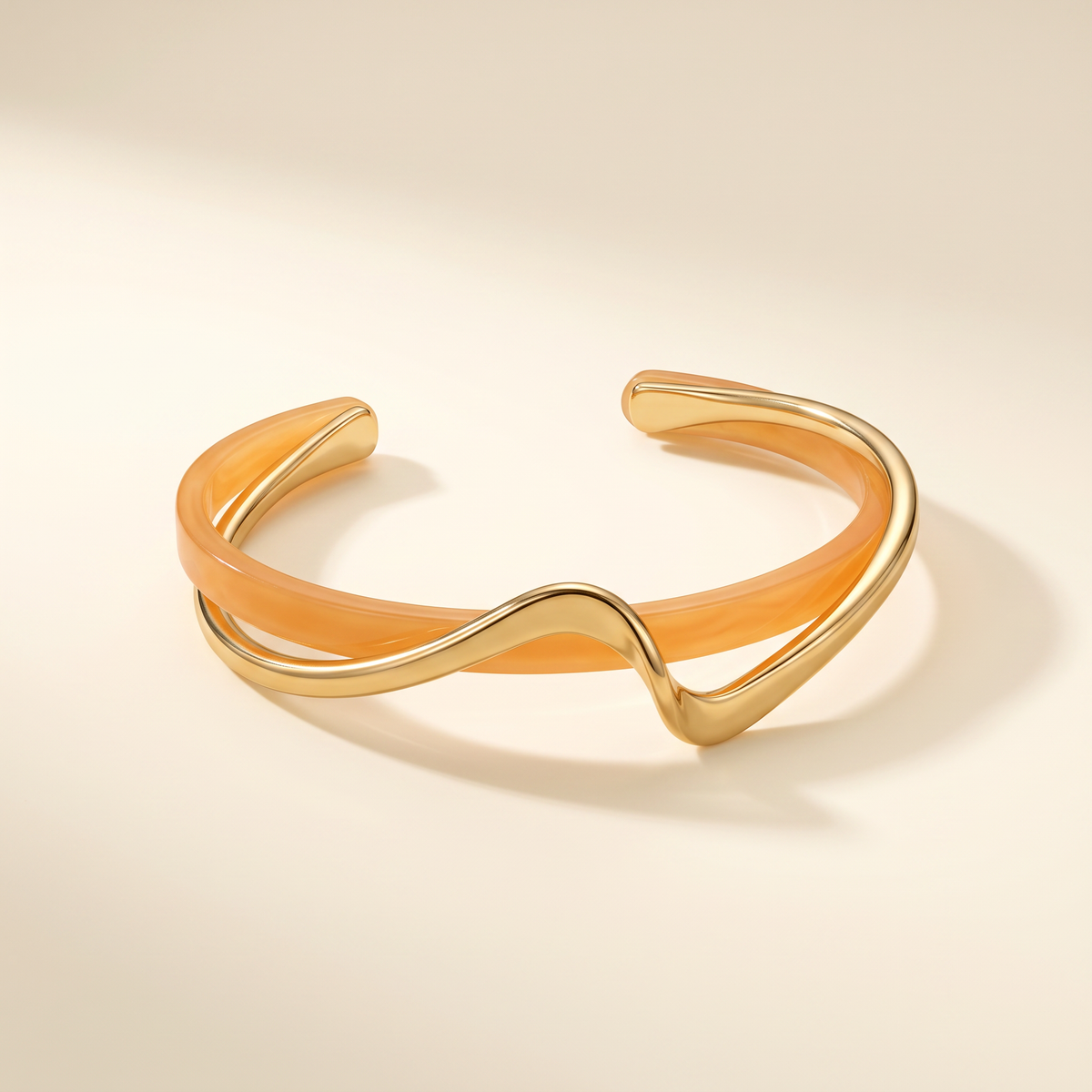Sélène — Brazalete Cuff Doble Capa — vista 3, IRANDRE