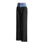 Adèle — Pantalón Sastre Ancho Negro — vista 6, IRANDRE