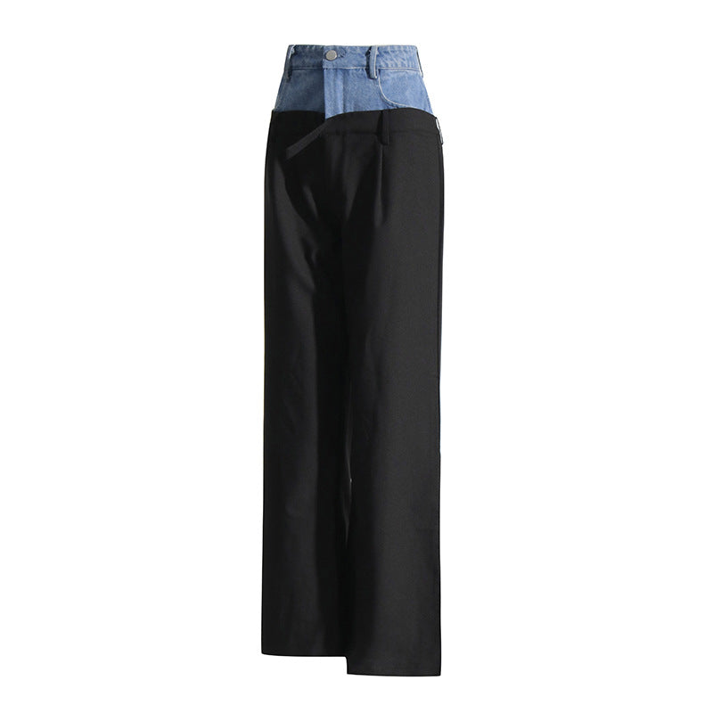 Adèle — Pantalón Sastre Ancho Negro — vista 6, IRANDRE