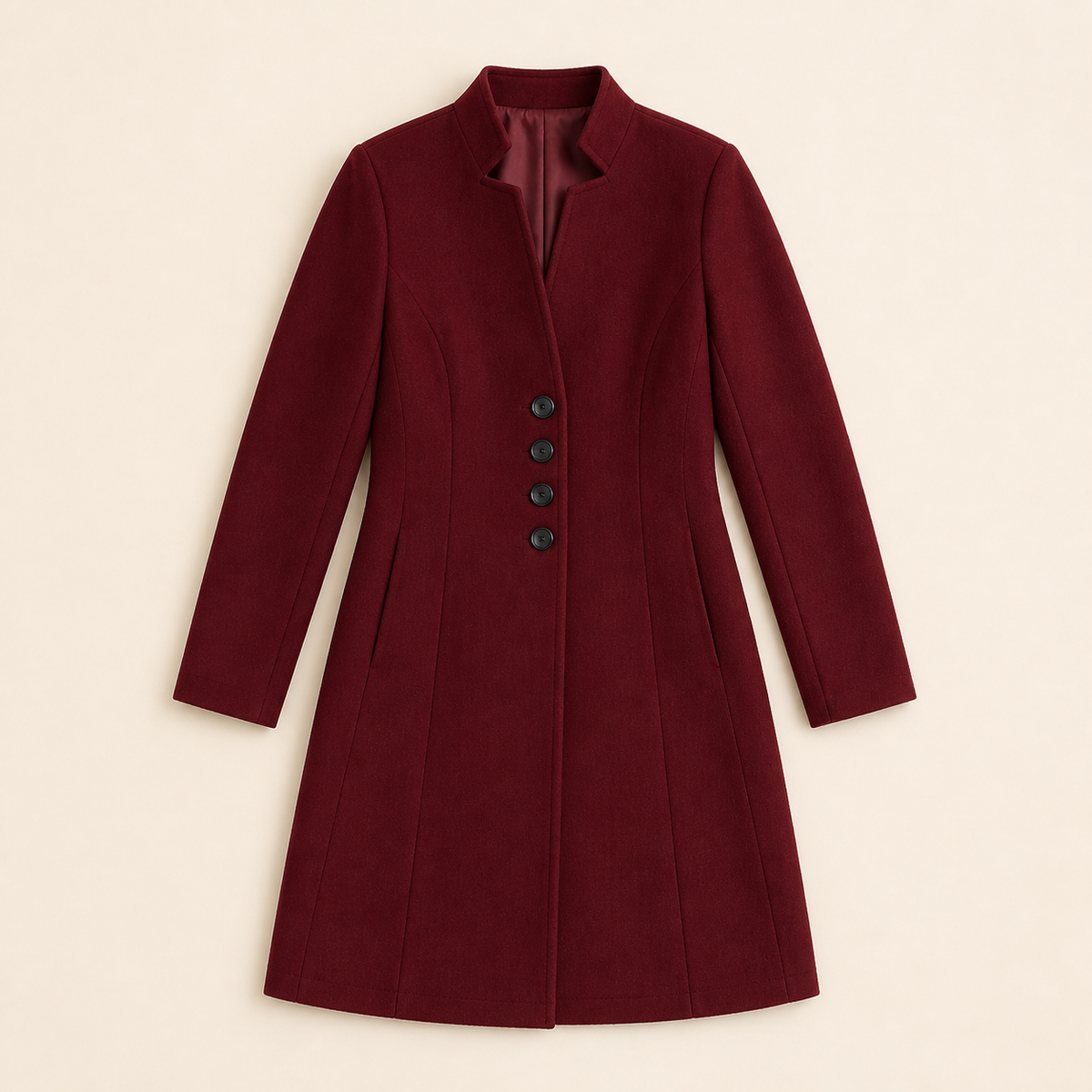 Camille abrigo blazer cuello mao — lay down premium