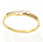 Soline — Brazalete Geométrico de Acero · Imagen del proveedor