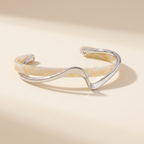 Sélène — Double Layer Cuff Bracelet