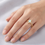 Élodie — Anillo Ópalo Natural Plata 925 — vista 2, IRANDRE