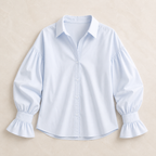 Colette — Camisa Francesa de Cuello Clásico · Lay Down Premium
