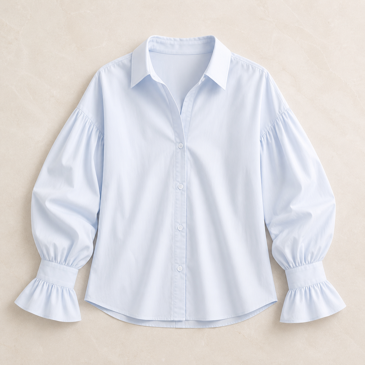 Colette — Camisa Francesa de Cuello Clásico · Lay Down Premium