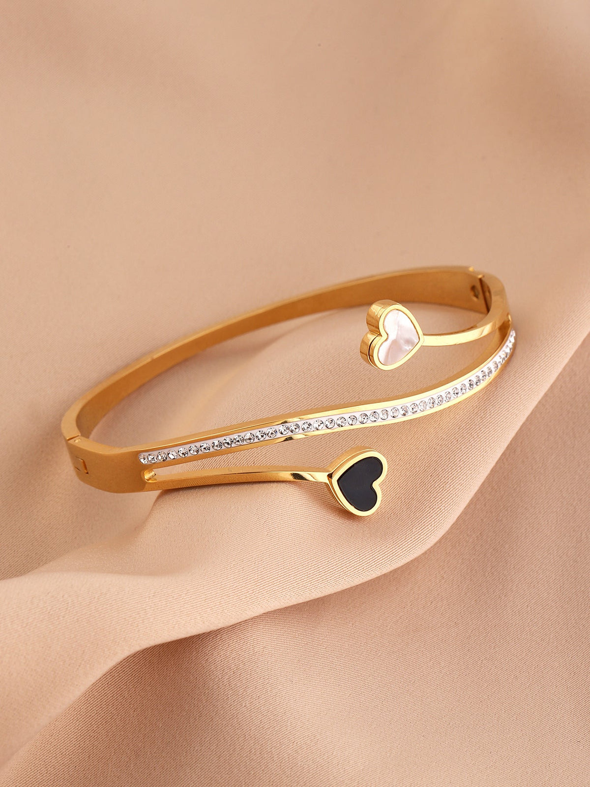 Élodie — Brazalete de Acero Dorado · Imagen del proveedor