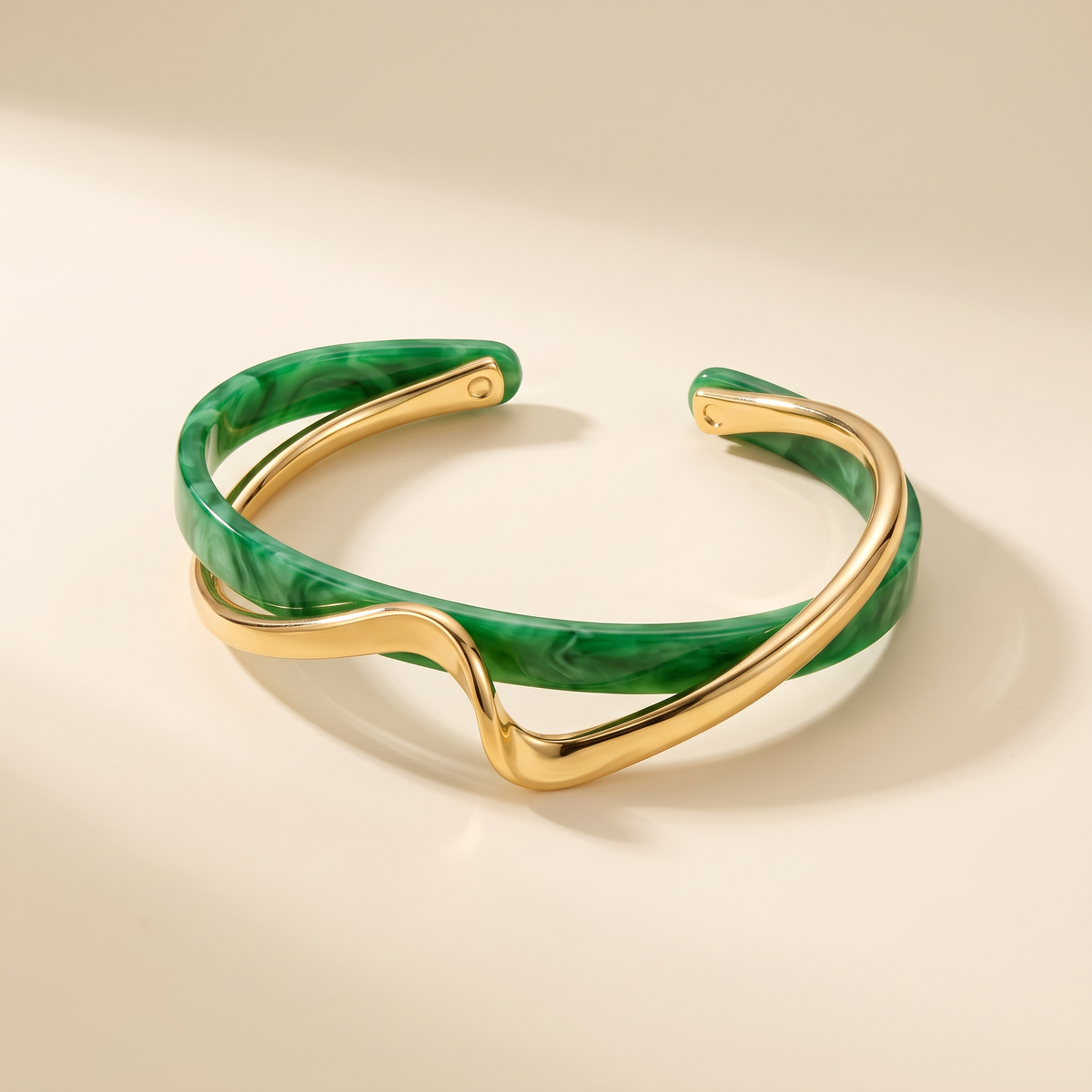 Sélène — Brazalete Cuff Doble Capa — vista 6, IRANDRE