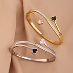 Élodie — Brazalete de Acero Dorado · Imagen del proveedor