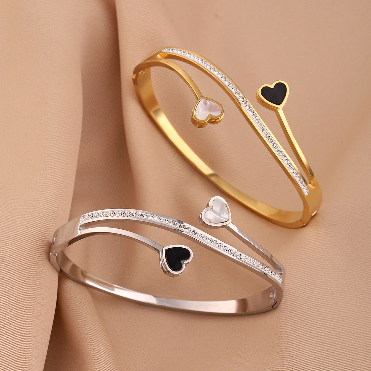 Élodie — Brazalete de Acero Dorado · Imagen del proveedor