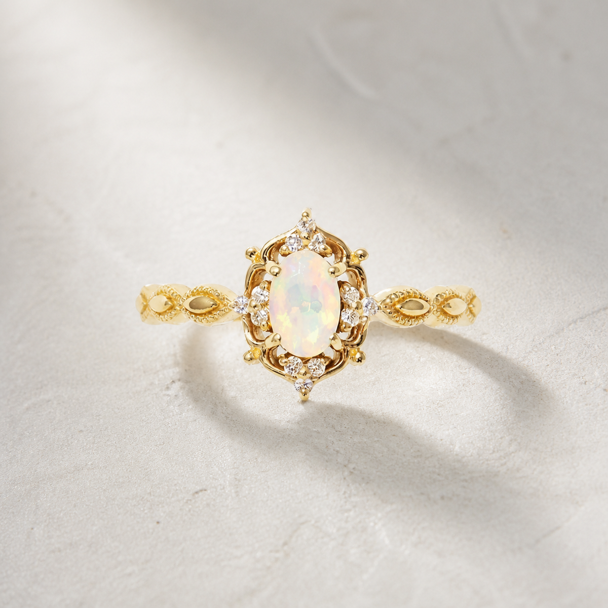 Élodie — Anillo Ópalo Natural Plata 925 — imagen principal, IRANDRE
