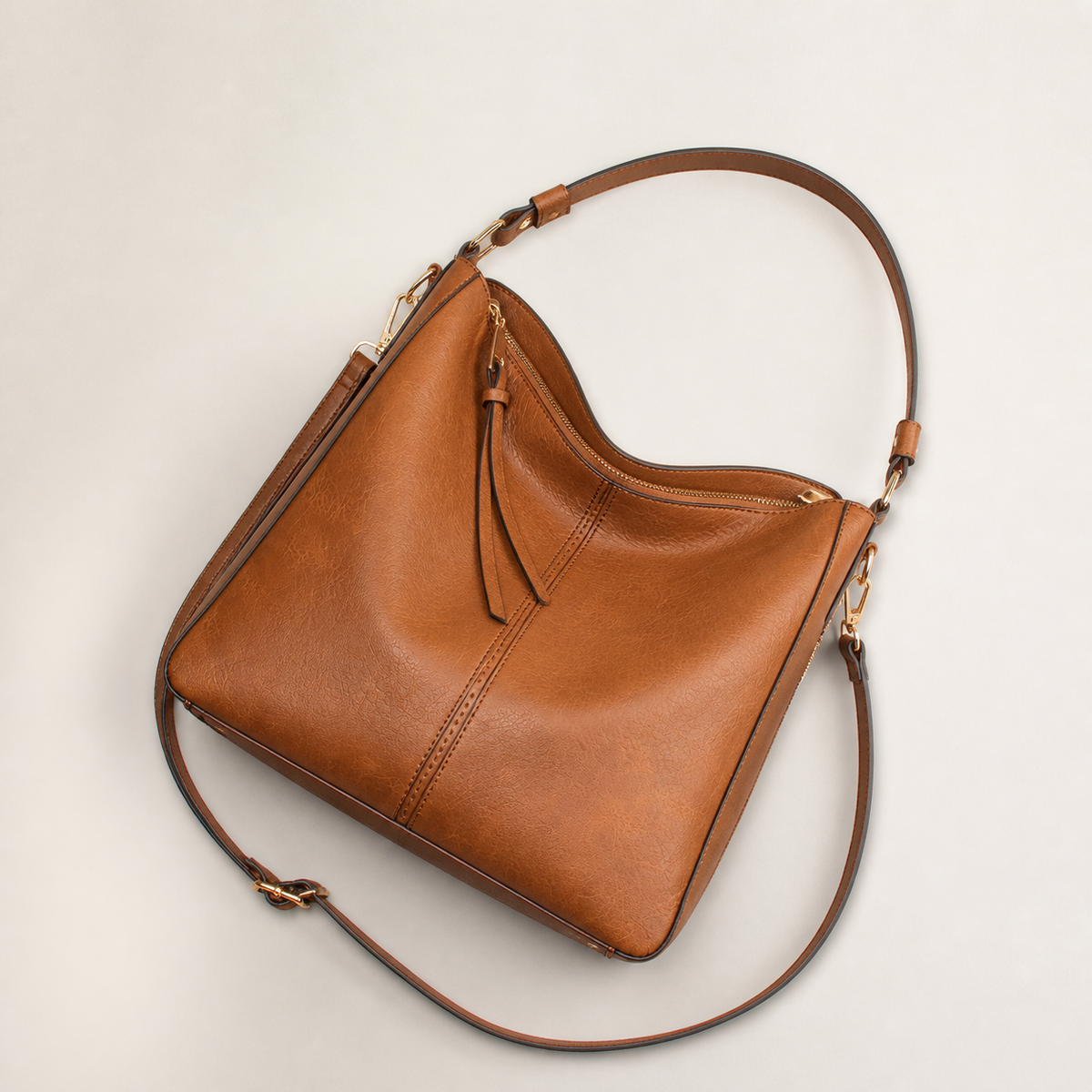 Séraphine — Bolso Hobo de Piel — imagen principal, IRANDRE