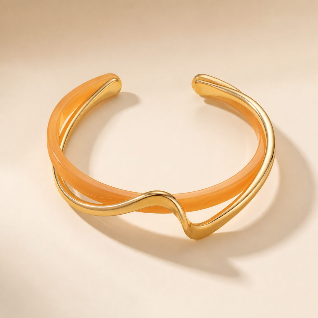 Sélène — Brazalete Cuff Doble Capa — imagen principal, IRANDRE
