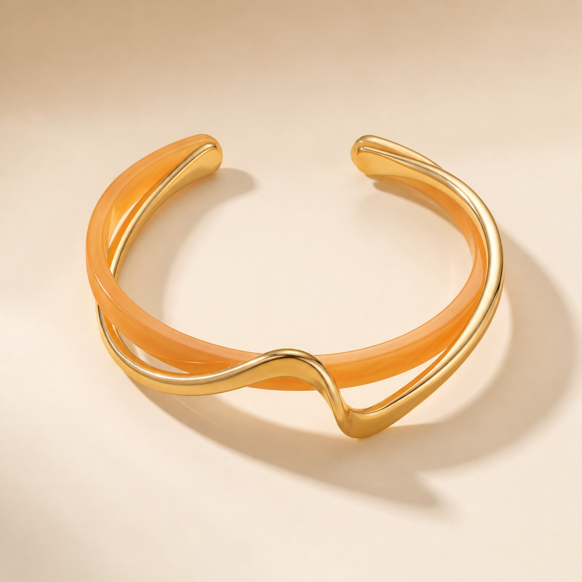Sélène — Brazalete Cuff Doble Capa — imagen principal, IRANDRE