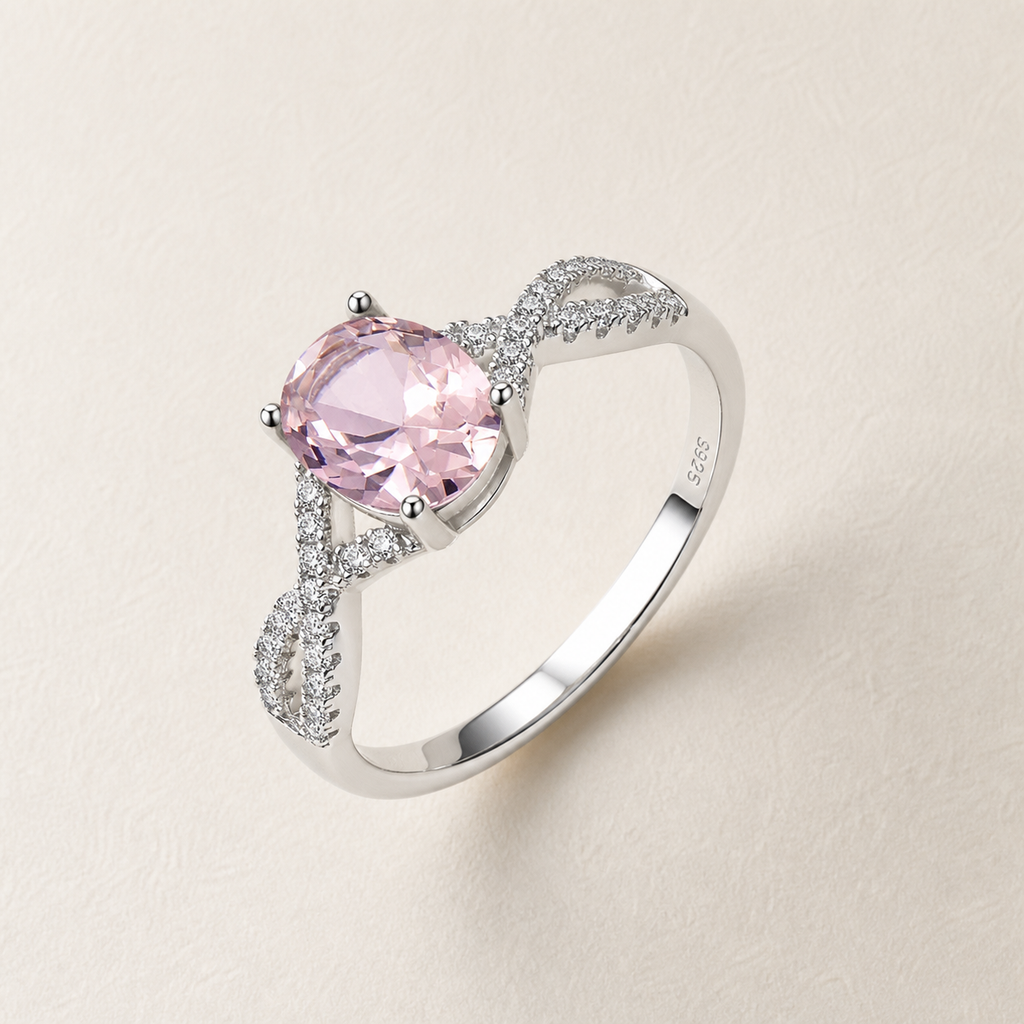 Aurelia — Anillo Morganita Plata de Ley — imagen principal, IRANDRE