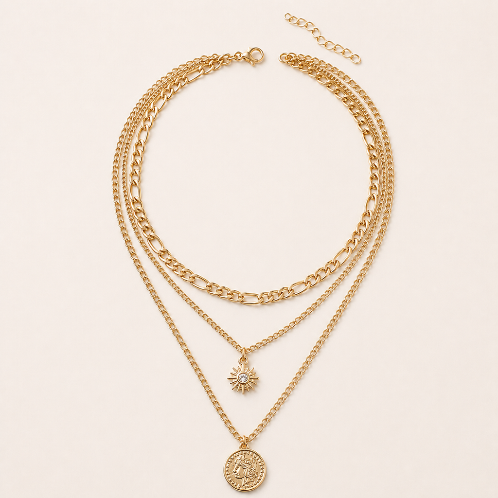 Colette — Collar Dorado Multicapa — imagen principal, IRANDRE