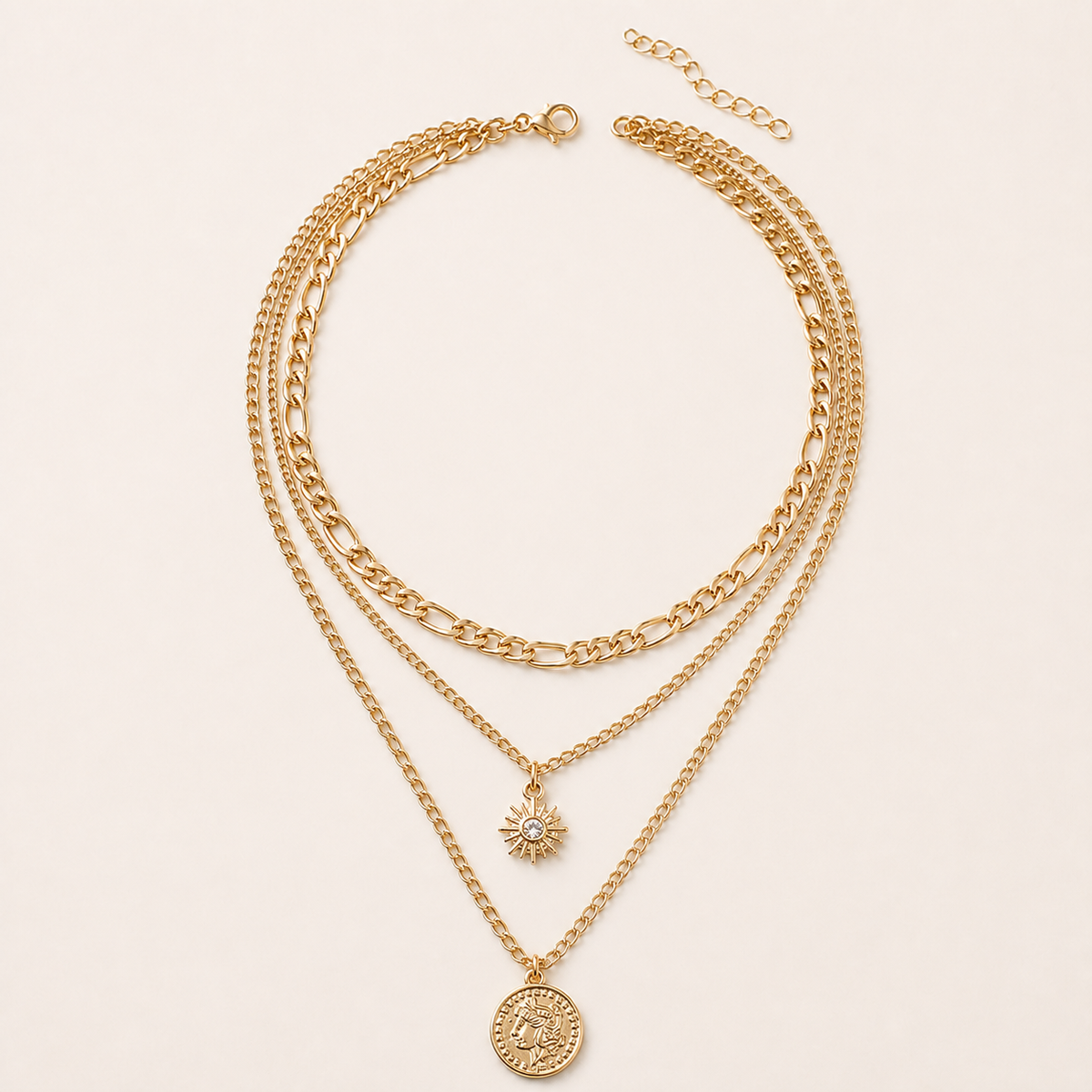 Colette — Collar Dorado Multicapa — imagen principal, IRANDRE