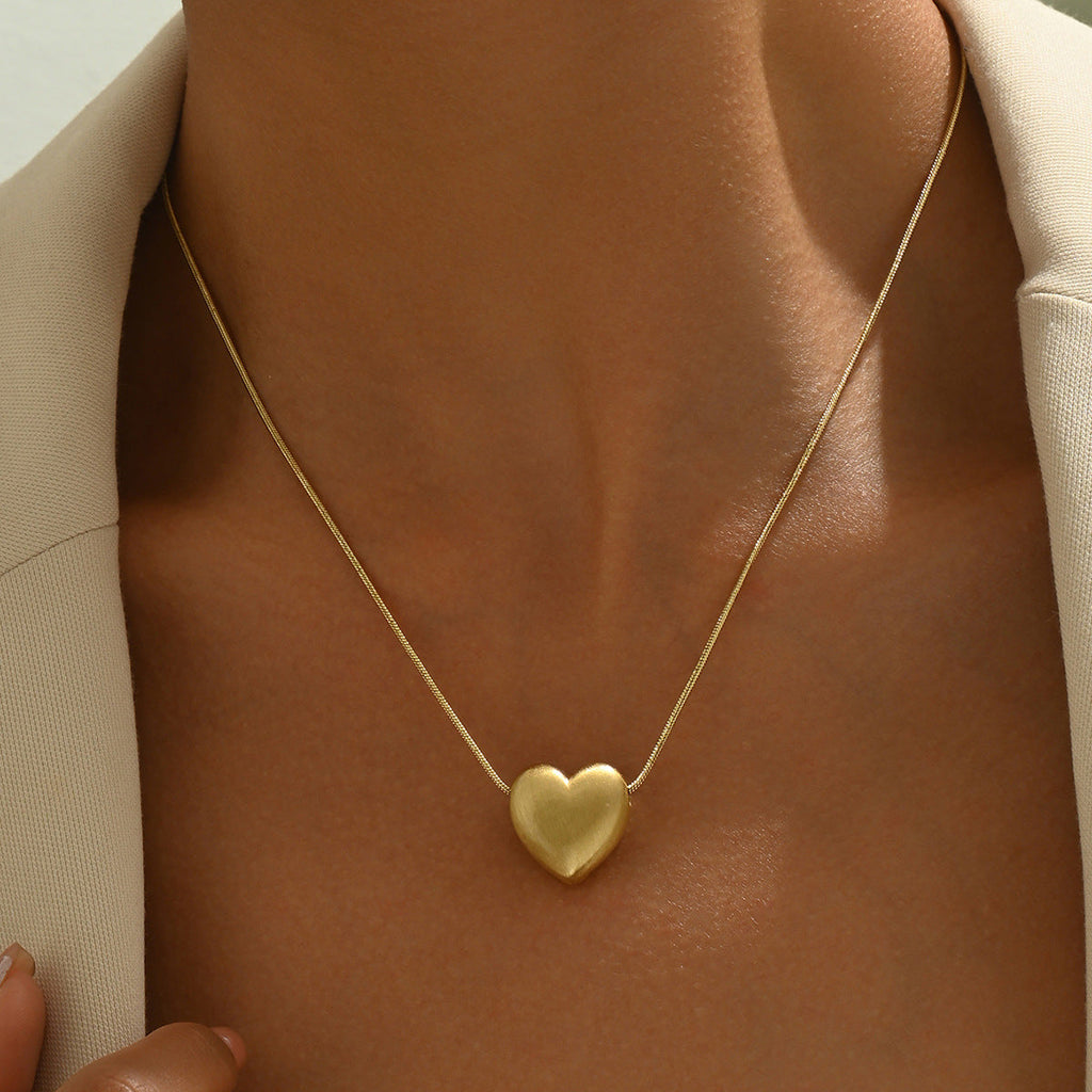 Héloïse — Collar Corazón Mate · Imagen del proveedor