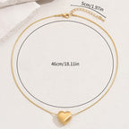 Héloïse — Collar Corazón Mate · Imagen del proveedor