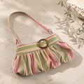 Mélisande — Bolso Plisado de Rayas · Lay Down Premium