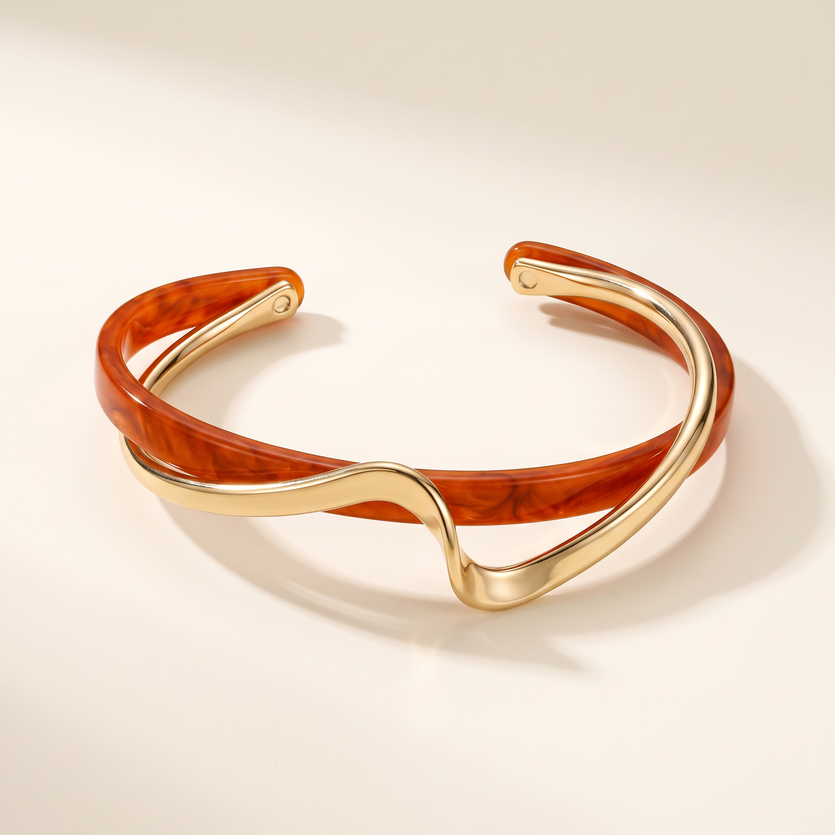 Sélène — Brazalete Cuff Doble Capa — vista 5, IRANDRE