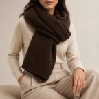Odette — Chunky Cable-Knit Shawl