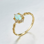 Élodie — Anillo Ópalo Natural Plata 925 — vista 1, IRANDRE