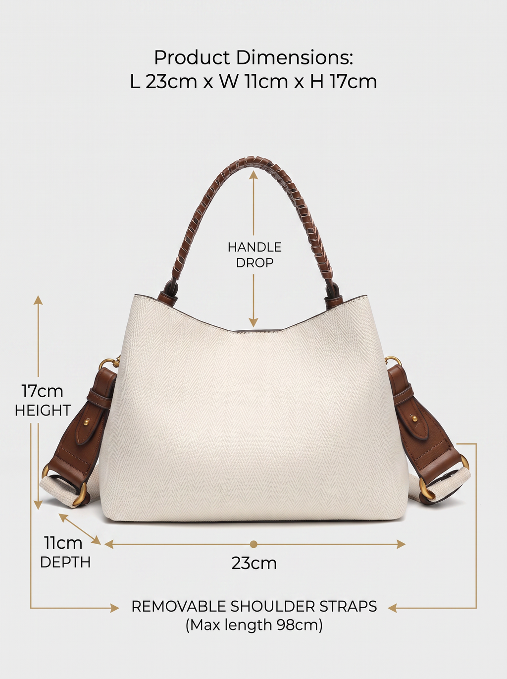Riviera — Bolso Bucket de Rafia Tejida — vista 5, IRANDRE