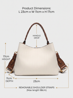 Riviera — Bolso Bucket de Rafia Tejida — vista 5, IRANDRE