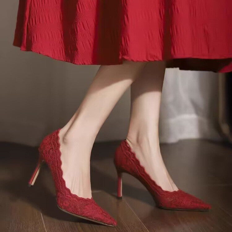 Valérie — Zapato de Salón con Encaje imagen 4
